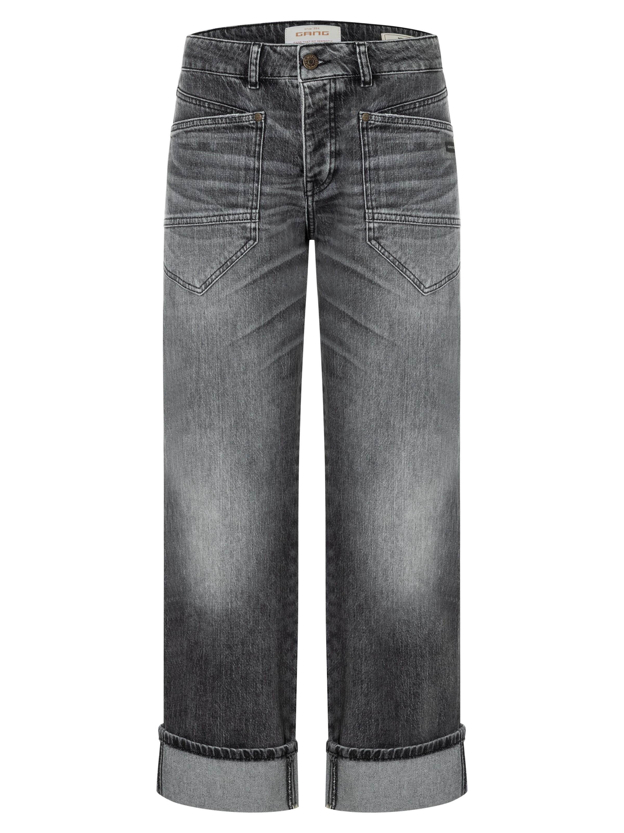 Gang Loosefit Jeans '94ROBERTA ' in Zwart: voorkant
