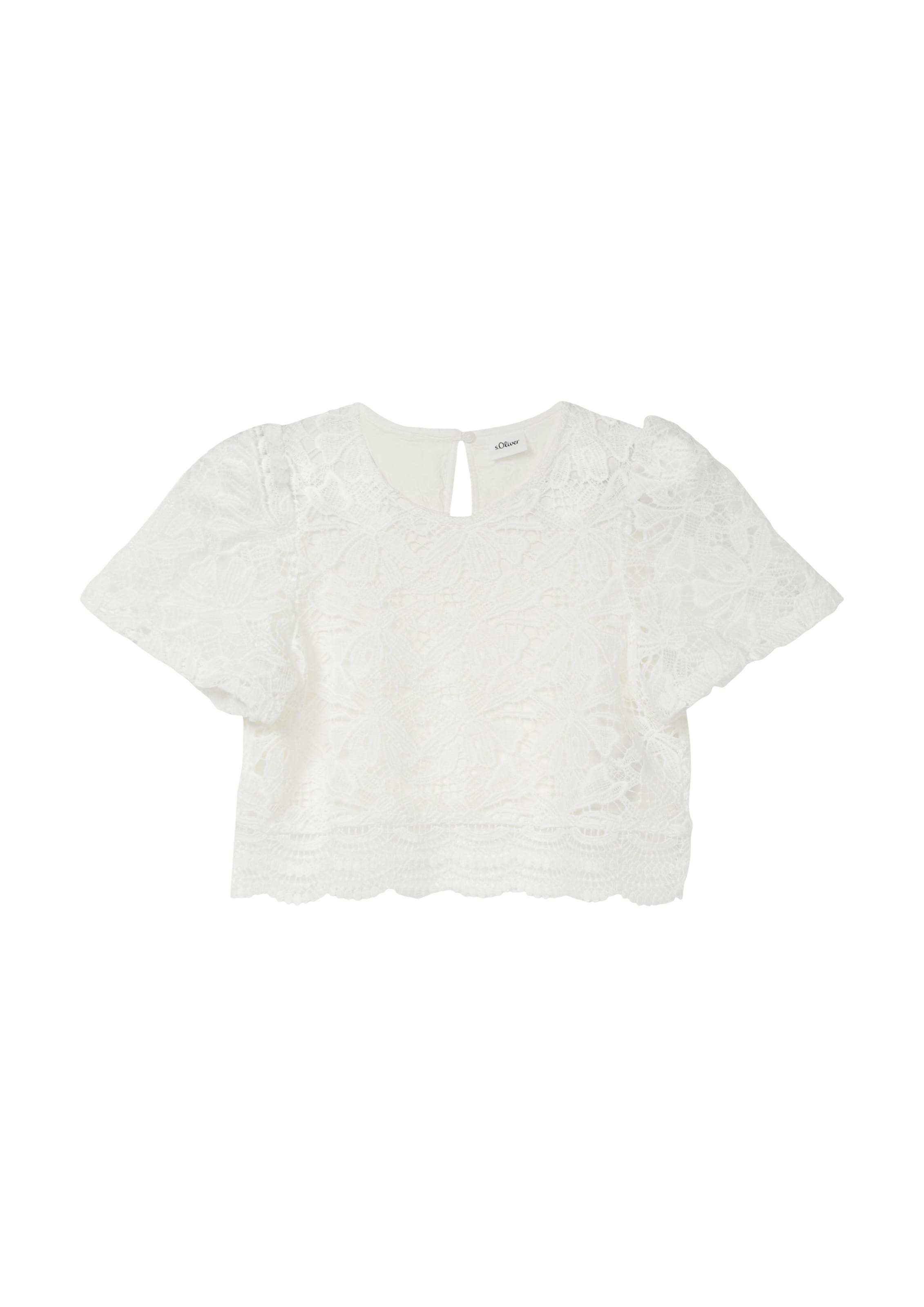 s.Oliver Bluse in Weiß: Vorderseite