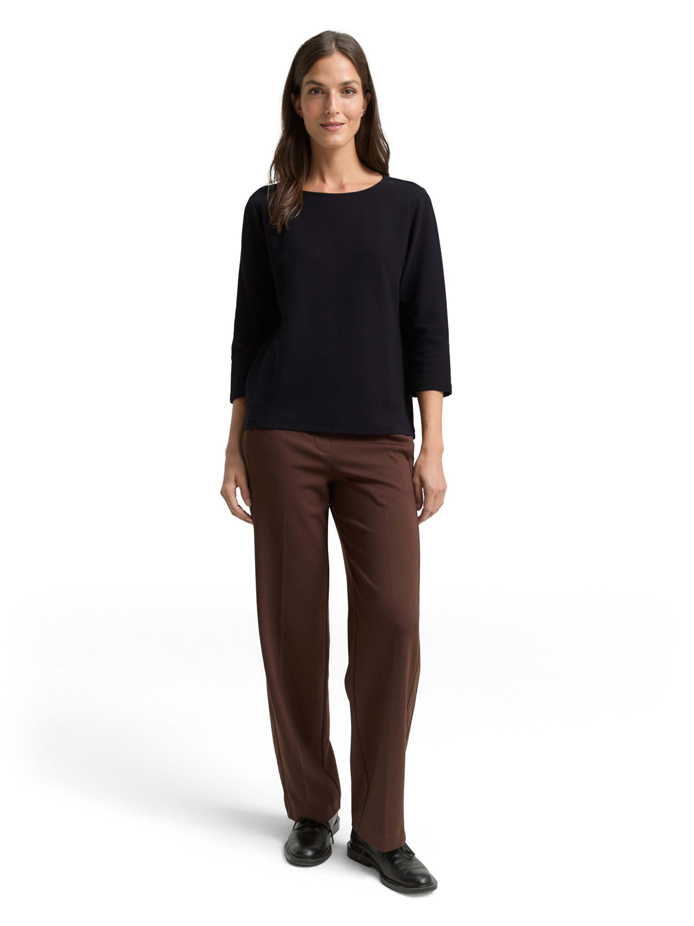 TOM TAILOR - Camisa em preto