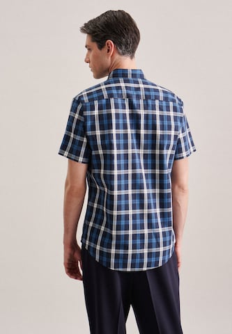 SEIDENSTICKER Regular Fit Casual Hemd in Blau