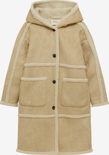 Pull&Bear Płaszcz zimowy w kolorze piaskowym, Podgląd produktu