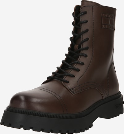 Tommy Jeans Boots med snörning i brun, Produktvy