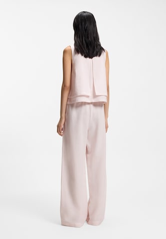 BOSS Loosefit Hose ' Tavati ' in Pink
