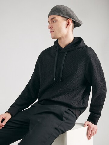 Felpa di ARMANI EXCHANGE in nero: frontale