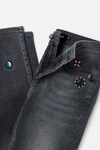 Desigual Slimfit Jeans in Zwart