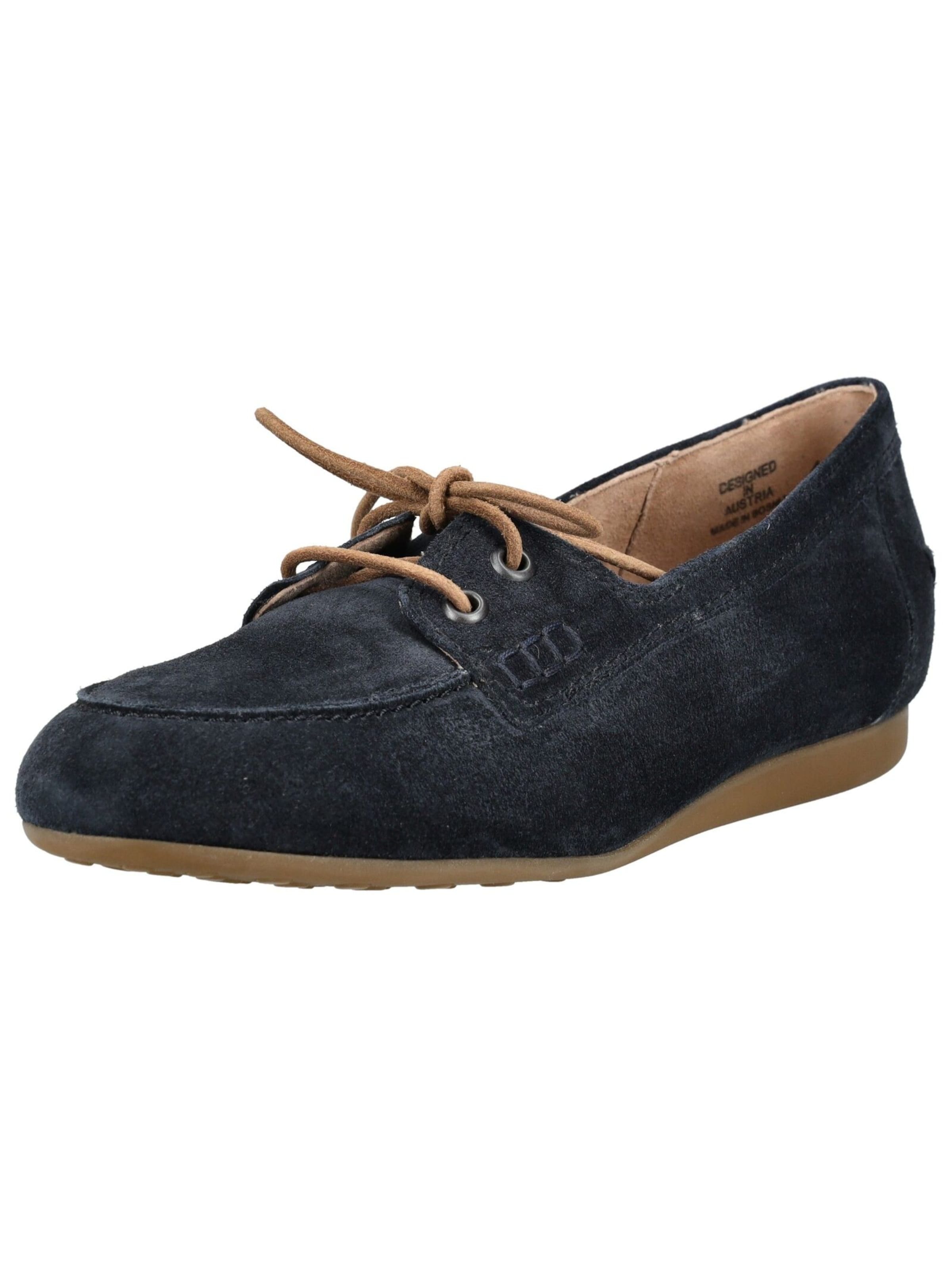 Paul Green Schnürschuh in Blau: Vorderseite