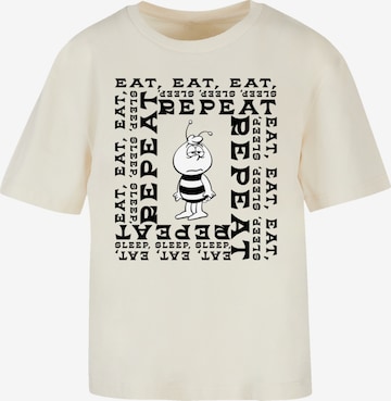 F4NT4STIC Shirt 'Die Biene Maja' in Beige: Vorderseite