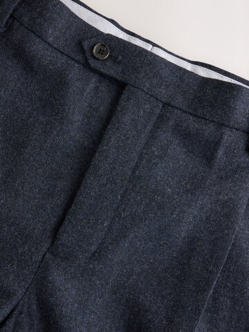 Next Slim fit Pleated Pants in Blue