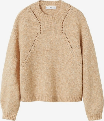 MANGO Sweater 'Arica' in Brown: front