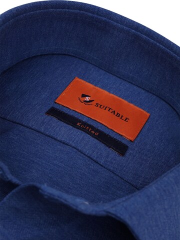 Coupe slim Chemise Suitable en bleu
