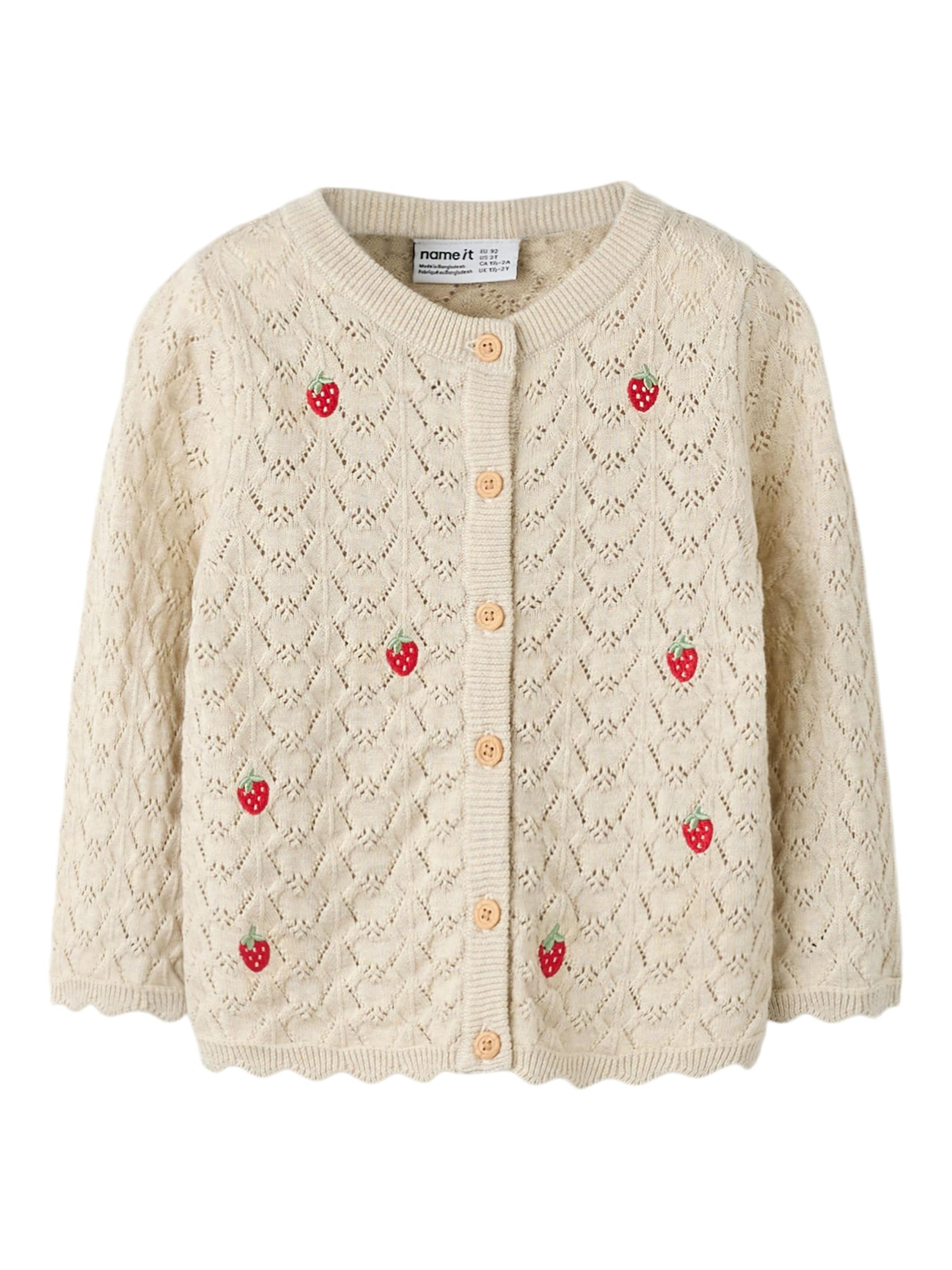 NAME IT - Cárdigan en beige: frente