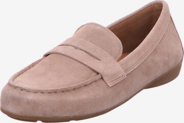GABOR Classic Flats in Beige: front