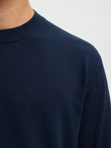 Pull-over 'SLHTORINO' SELECTED en bleu
