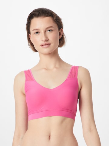 Bustier Soutien-gorge Chantelle en rose : devant