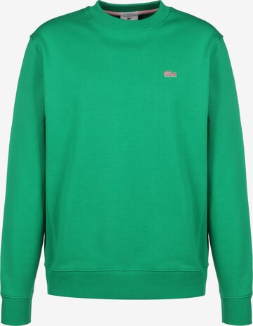 Lacoste LIVE Sweatshirt ' L!VE ' in Green: front