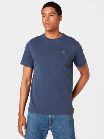 T-Shirt SCOTCH & SODA en bleu : devant