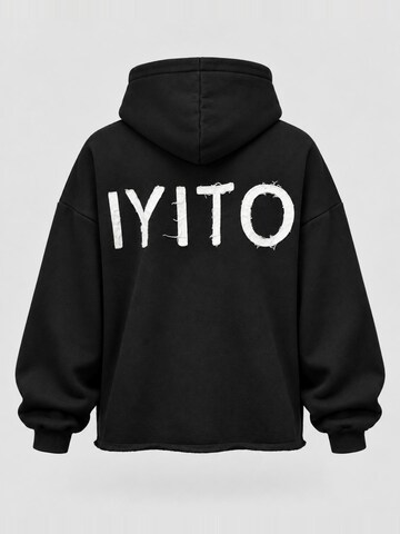 IYITO Sweatshirt 'IYNuria'‌‌‌ in Schwarz: Vorderseite