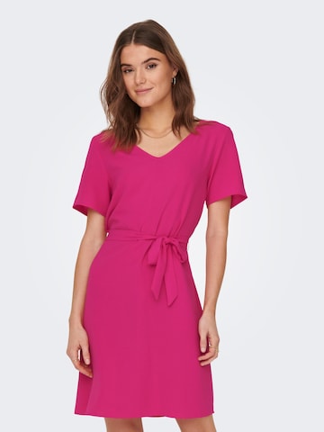 Robe 'METTE' ONLY en rose : devant