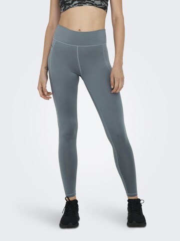 ONLY PLAY Skinny Workout Pants in Grey: front