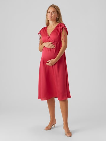 Vero Moda Maternity Φόρεμα 'Heart Oli' σε ροζ