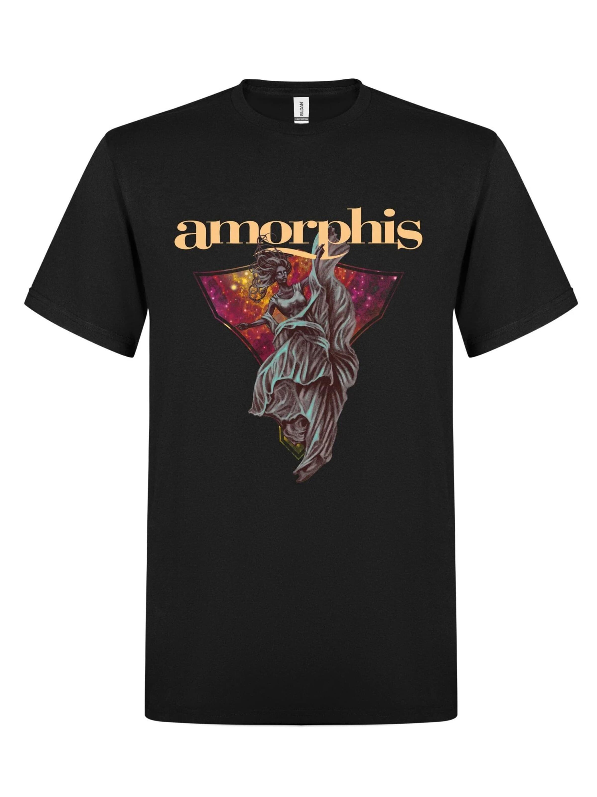Amorphis Shirt 'Amorphis Dancing Shadow T-Shirt' in Black: front