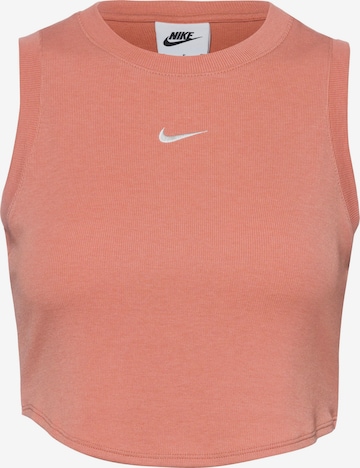 Nike Sportswear Top 'ESSENTIAL' in Orange: predná strana