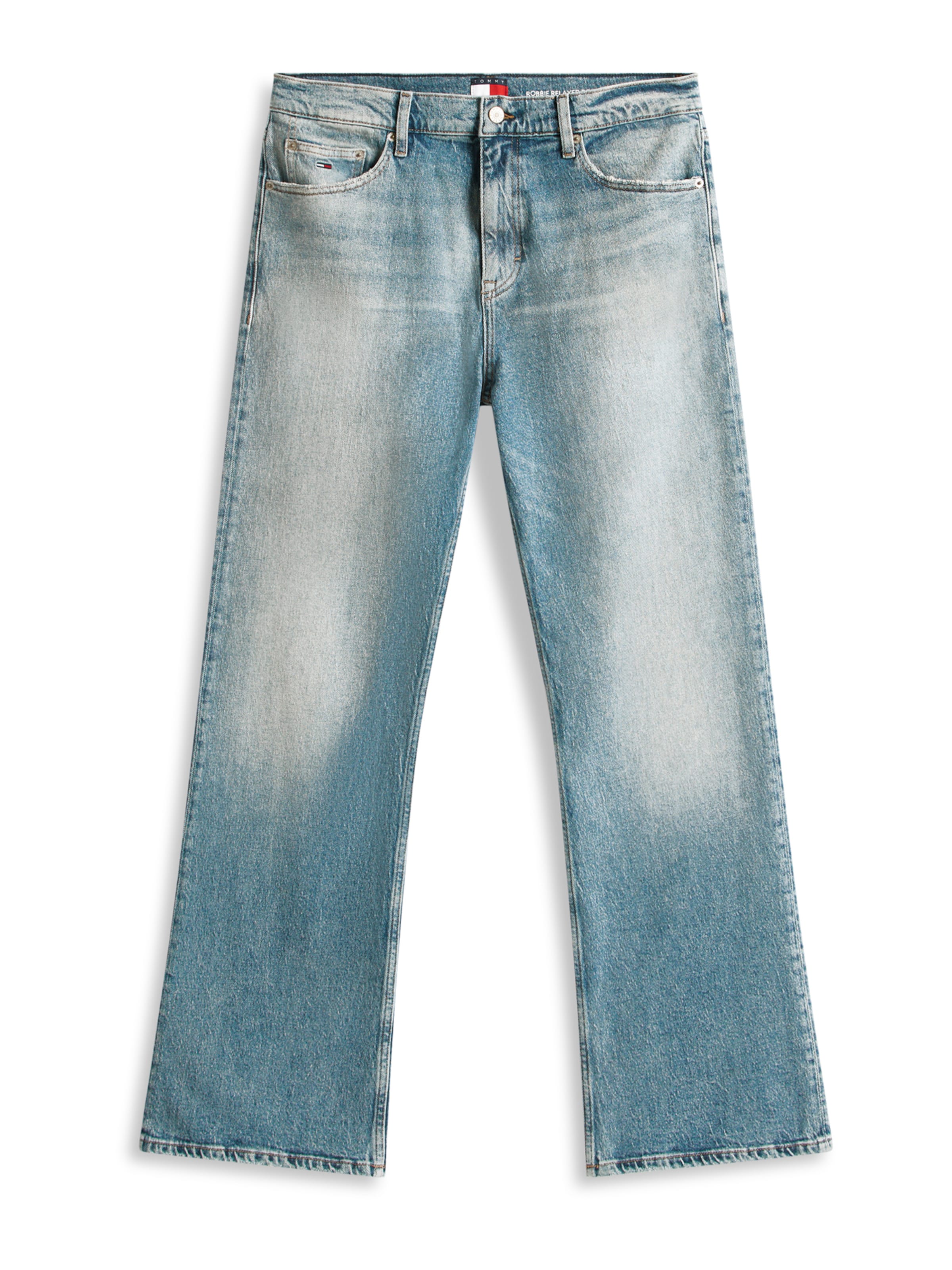 Tommy Jeans - regular Vaquero 'ROBBIE' en azul: frente