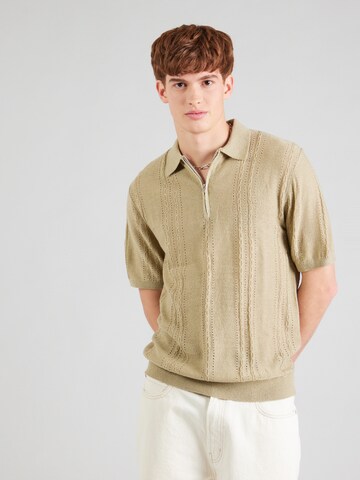 TOPMAN Shirt in Green: front