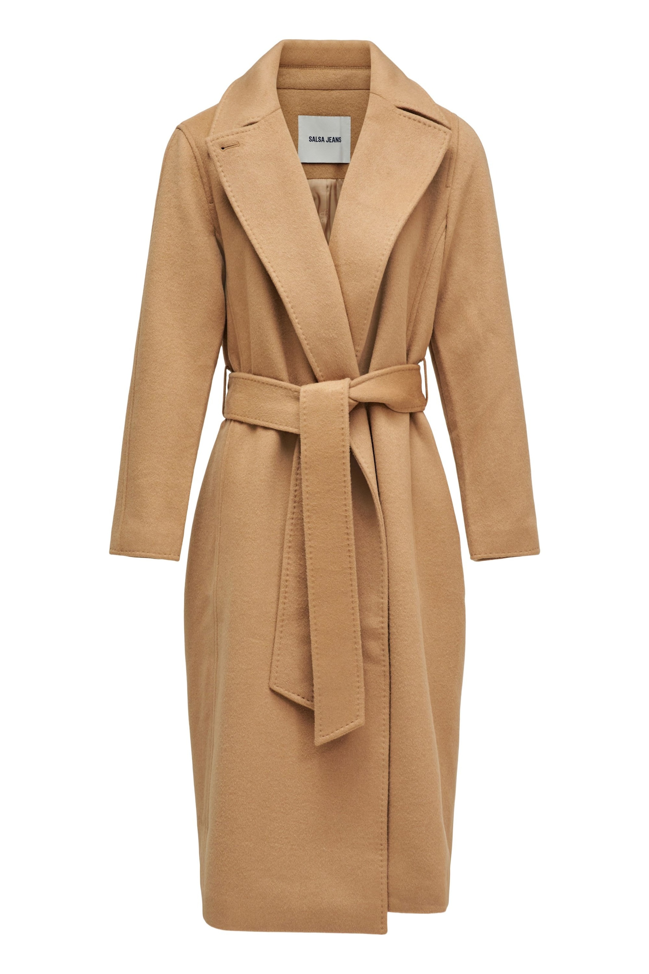 Salsa Jeans Wintermantel in Beige: voorkant