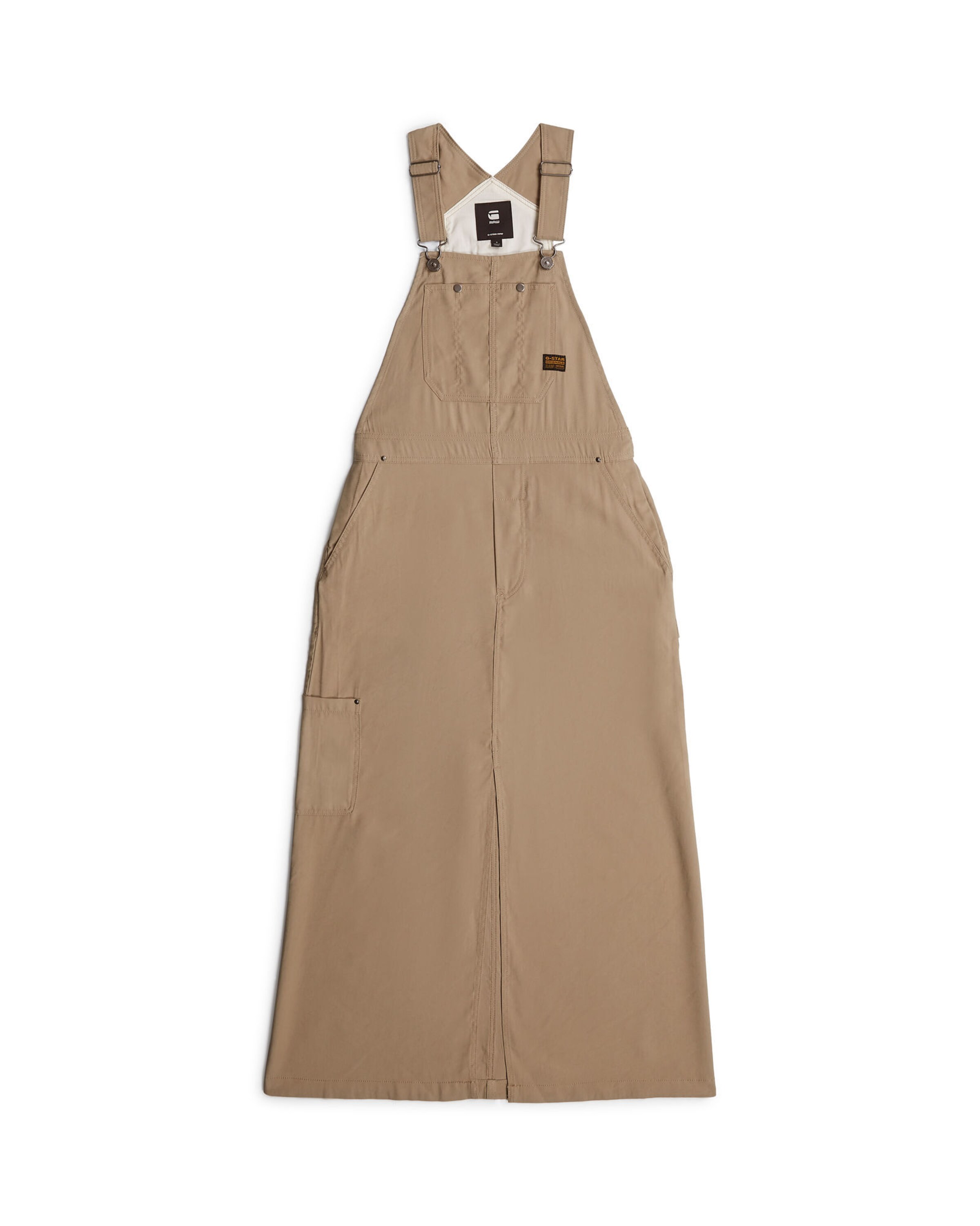 G-STAR Jurk in Beige: voorkant