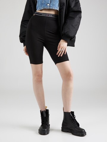 Tommy Jeans - Skinny Leggings en negro: frente