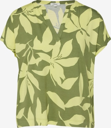 s.Oliver Shirt in Groen: voorkant