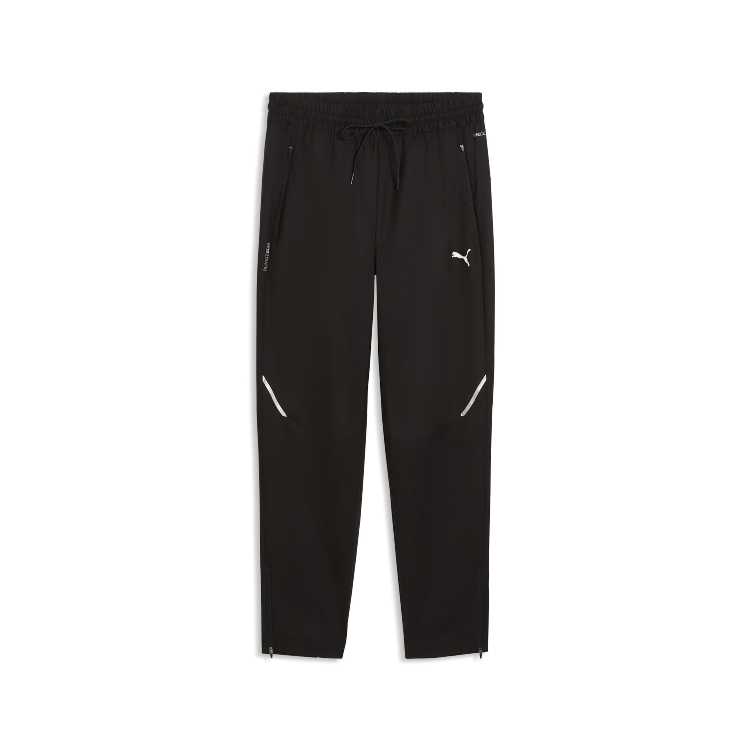 Regular Pantalon 'PumaTech' PUMA en noir : devant