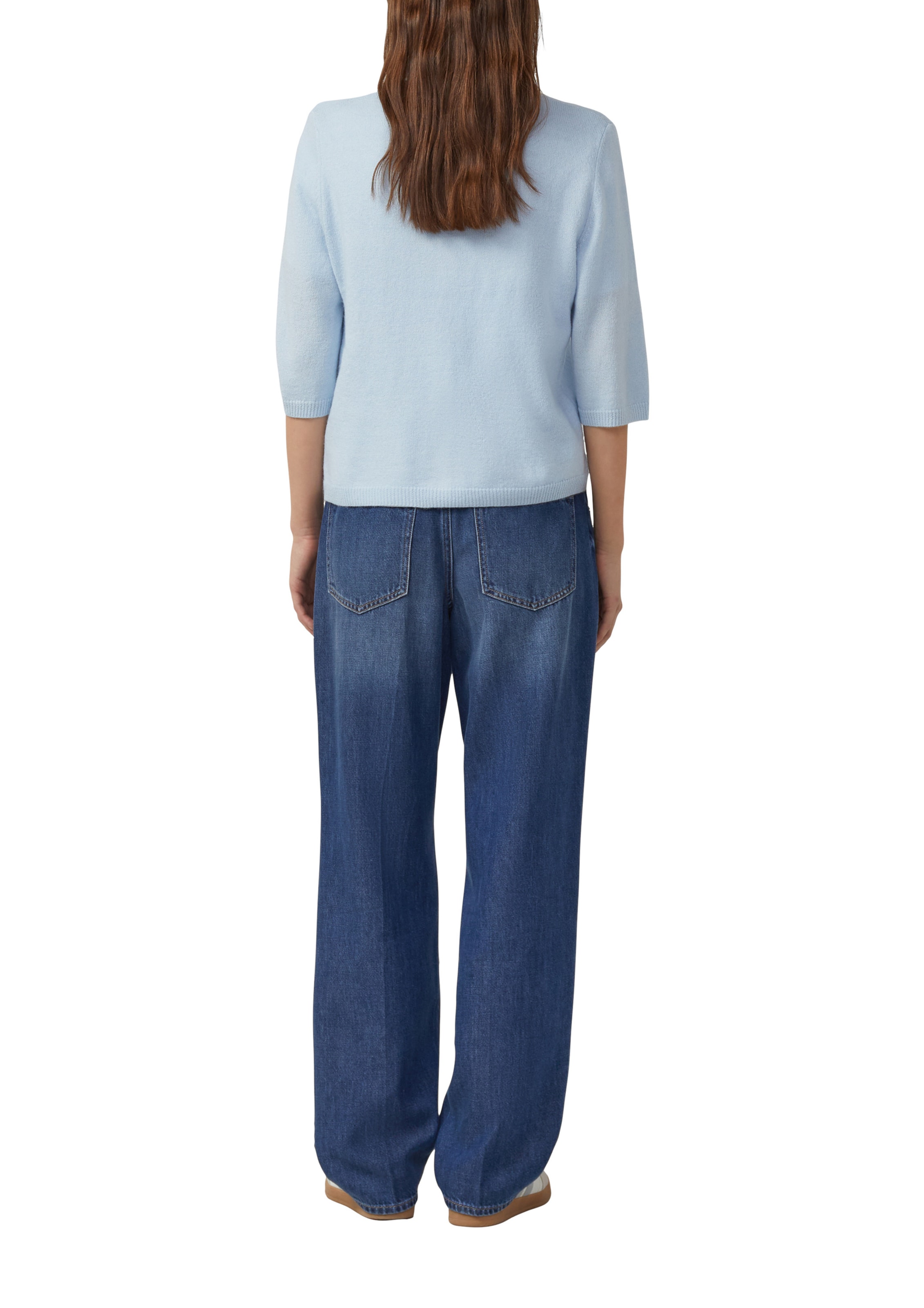 s.Oliver Gebreid vest in Blauw