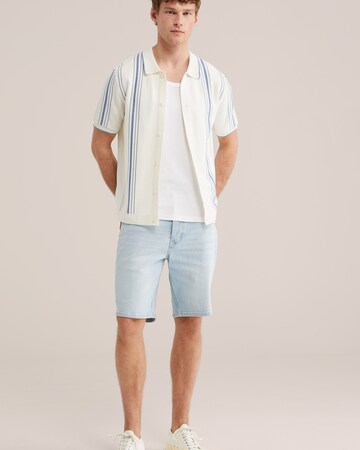 WE Fashion Regular Jeans in Blauw