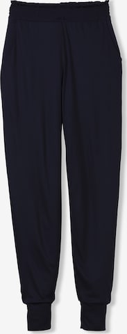 CALIDA Tapered Broek in Blauw: voorkant