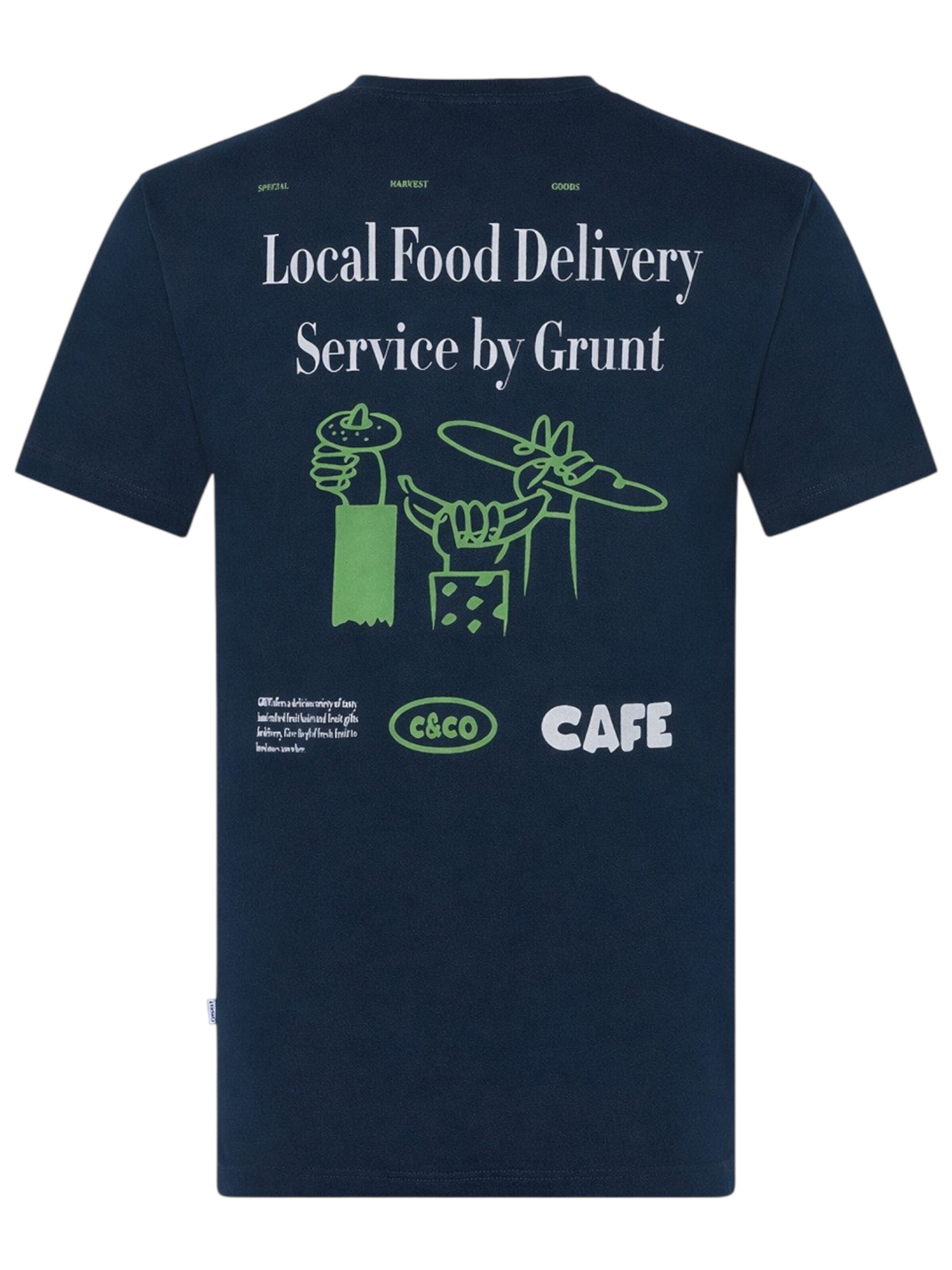 GRUNT Shirt 'GRMATTHEW SS T-Shirt von GRUNT'‌‌‌‌‌‌‌ in Blau
