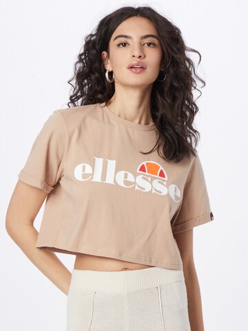 ELLESSE Tričko 'Alberta' - Hnedá: predná strana