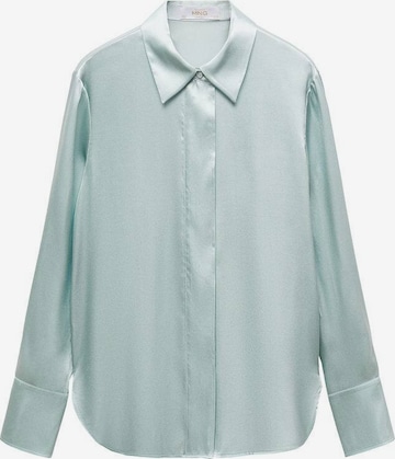 MANGO Blouse 'Bruna' in Blauw: voorkant