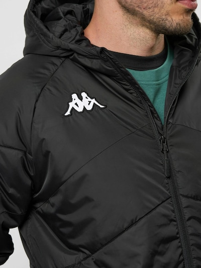 KAPPA Veste mi-saison ' Vianetto ' en noir, Vue avec produit