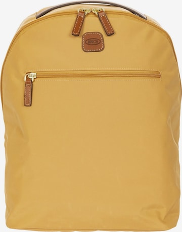 Bric's Backpack 'X-Travel' in Yellow: front