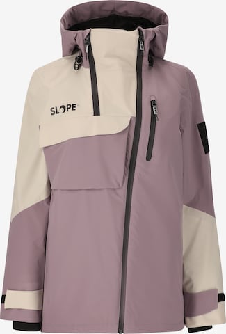 SLOPE Performance Jacket 'Zuko' in Purple: front