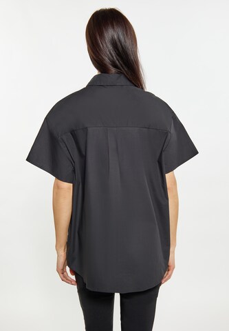 usha BLACK LABEL Blouse in Zwart