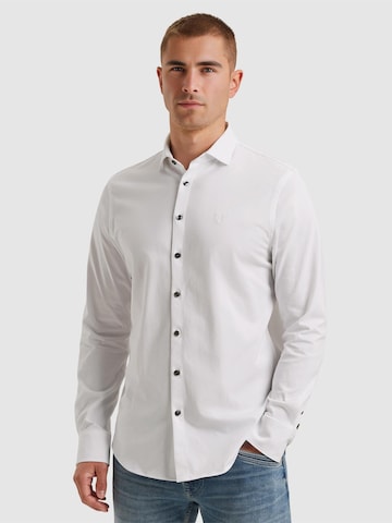 PME Legend Regular fit Button Up Shirt 'Shirt in jersey' in White: front