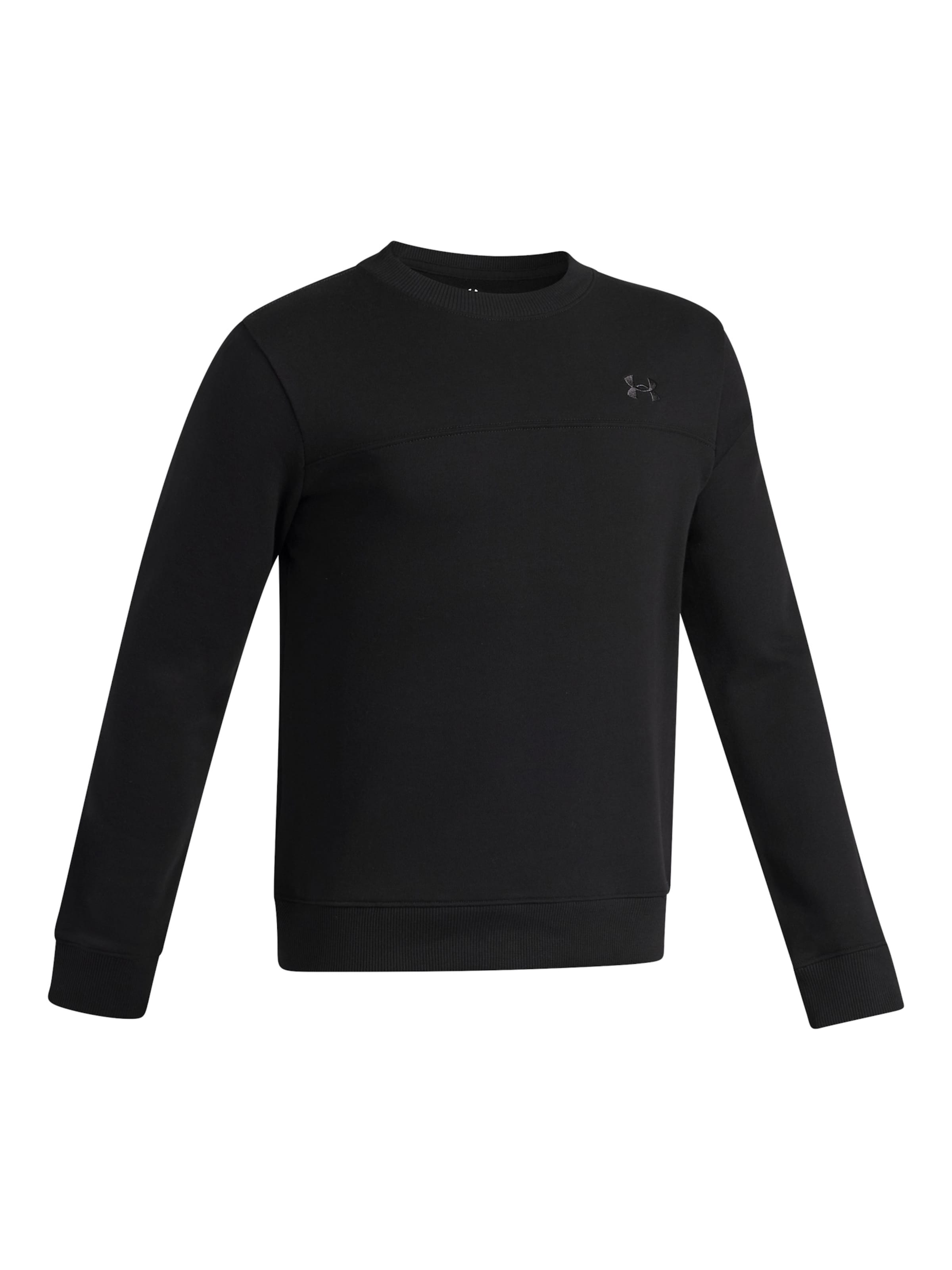 UNDER ARMOUR Sportief sweatshirt 'Rival' in Zwart