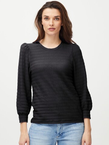 PULZ Jeans - Camiseta 'Jane' en negro: frente