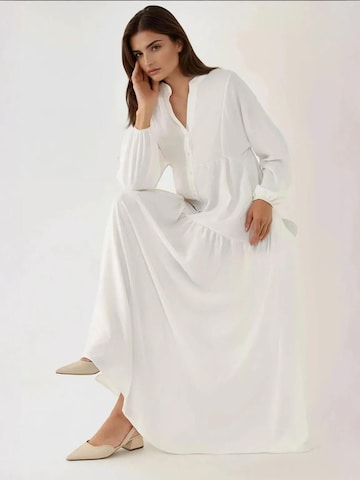 Hiccup Dress in White