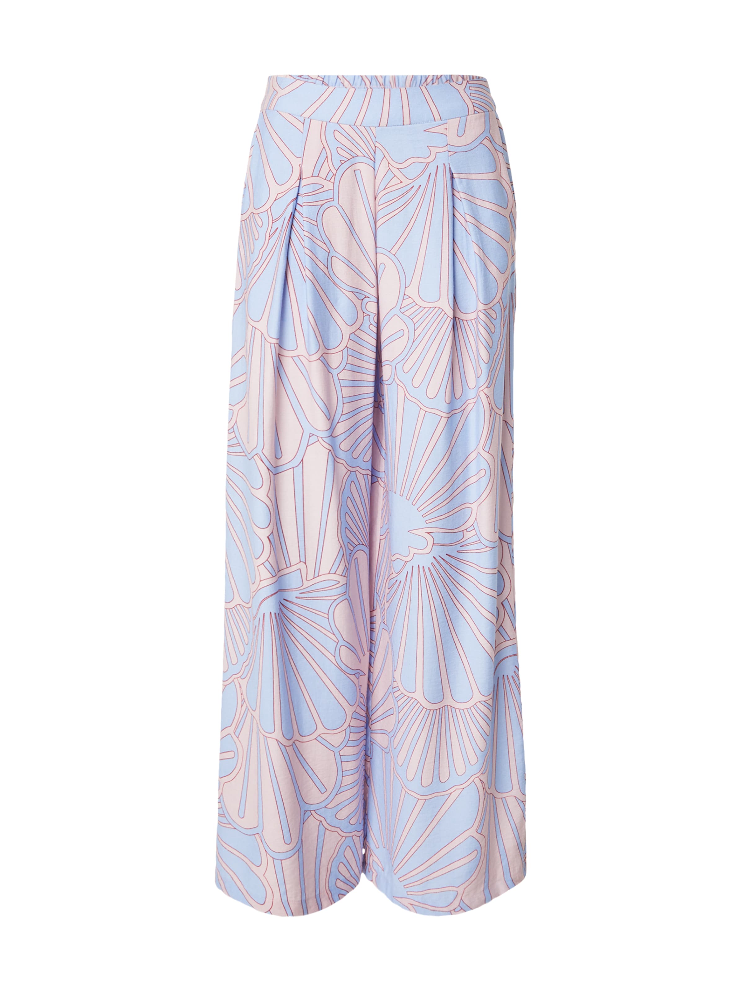 Sublevel - Pantalón plisado en azul: frente