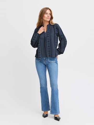 PULZ Jeans Tunic ' PZTIONA Blouse ' in Blue