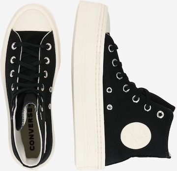 CONVERSE Hög sneaker 'CHUCK TAYLOR ALL STAR MODERN LIFT HI CANVAS' i svart